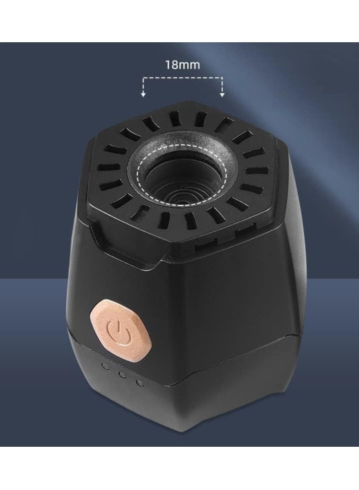 ELTRAZONE Well-designed aroma diffuser, electronic incense burner, portable smart aroma diffuser, car mini aroma diffuser, safe and intimate (black) - Image 5