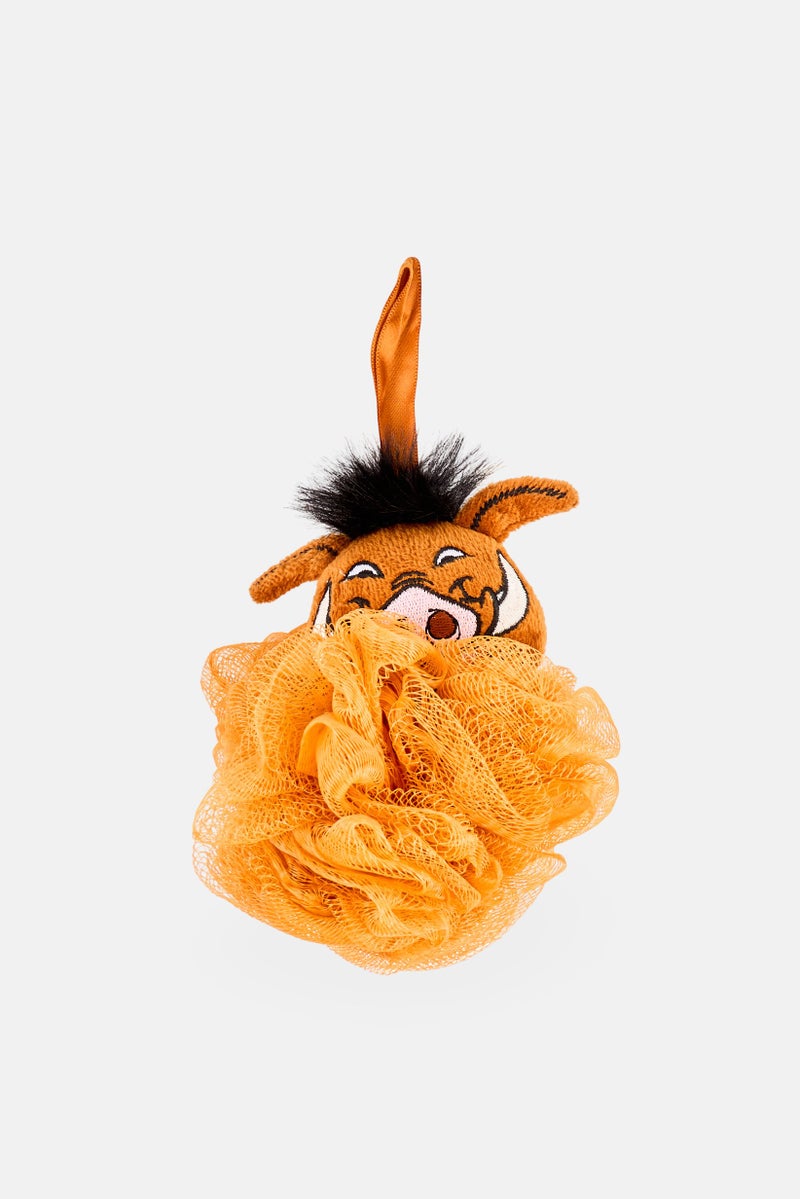 Mad Beauty Lion King x Mad Beauty Pumbaa Body Exfoliator Body Puff, Brown - Image 1