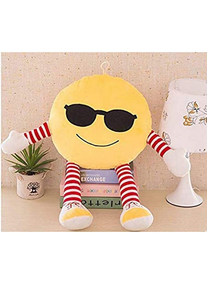 CLICK4DEAL - CLICK4DEAL Softness Long Soft Lovable hugable Cute Giant Life Size Emoji (Emoji Pillow, Cool Emoji) - Image 1