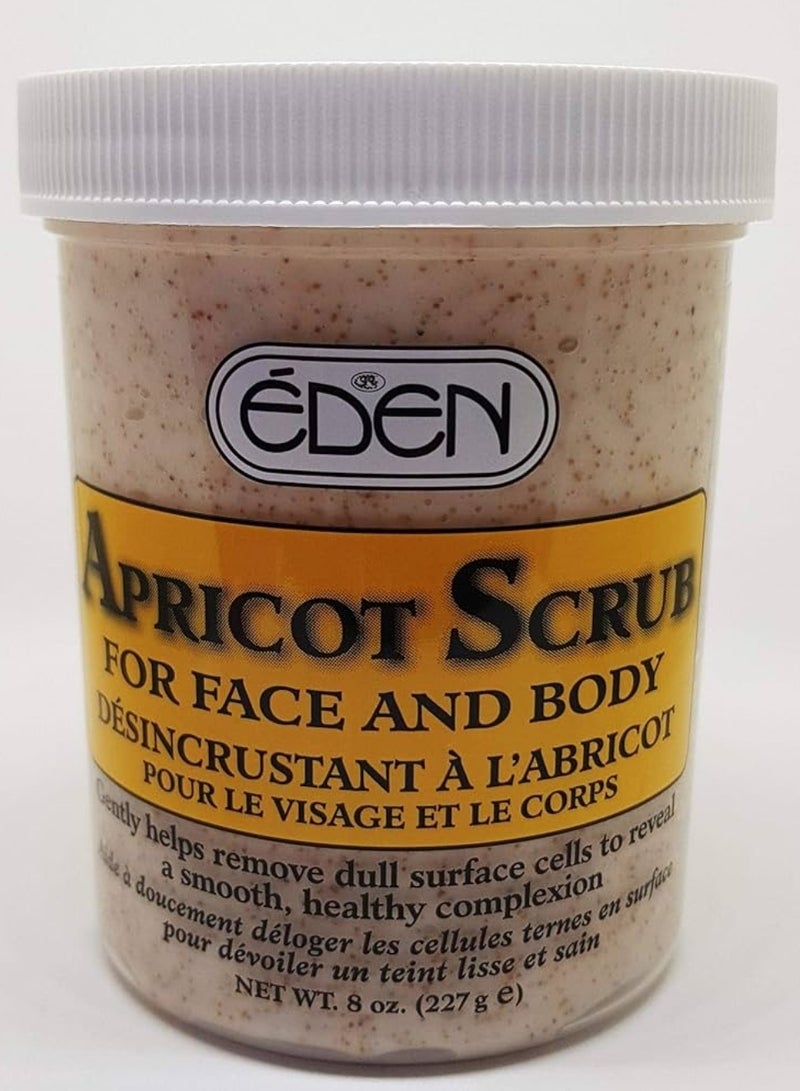 إيدين مقشر المشمش للوجه والجسم 227 جرام