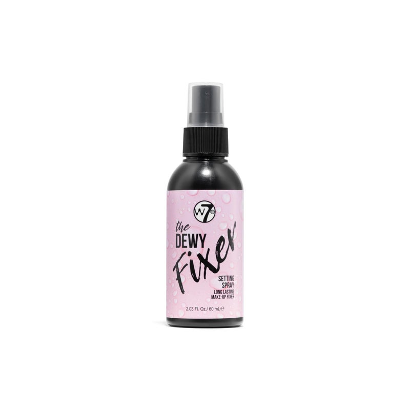 W7 The Fixer Makeup Setting Spray  Dewy Finish  LongLasting UltraFine Formula  Cruelty Free and Vegan