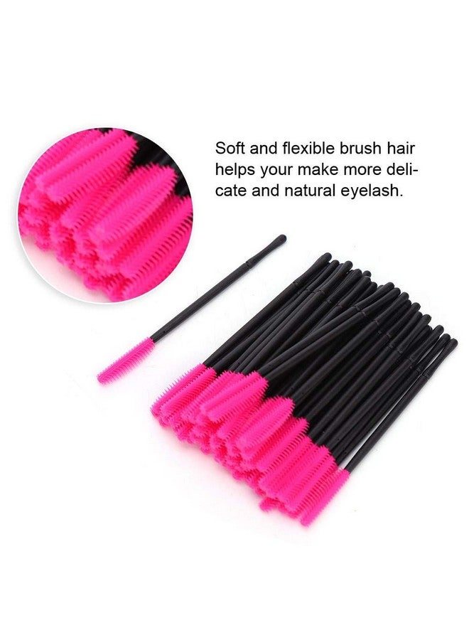 Yinhing Eyelash Brush Eyebrow Mascara Brushes Set 50 Pcs Disposable Mascara Brushes Wand Applicator Eyebrow Makeup Brush Kits Beauty Eyelash Extension Supplies(4) - Image 3
