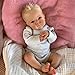 GYCV Realistic Reborn Baby Boy Dolls Eyes Open 18 Inch Lifelike Newborn Dolls Real Hair Soft Vinyl Real Life Toddler Baby Doll with Accessories and Gift Box Reborn Toy for 3 Year Old Kids - Image 3