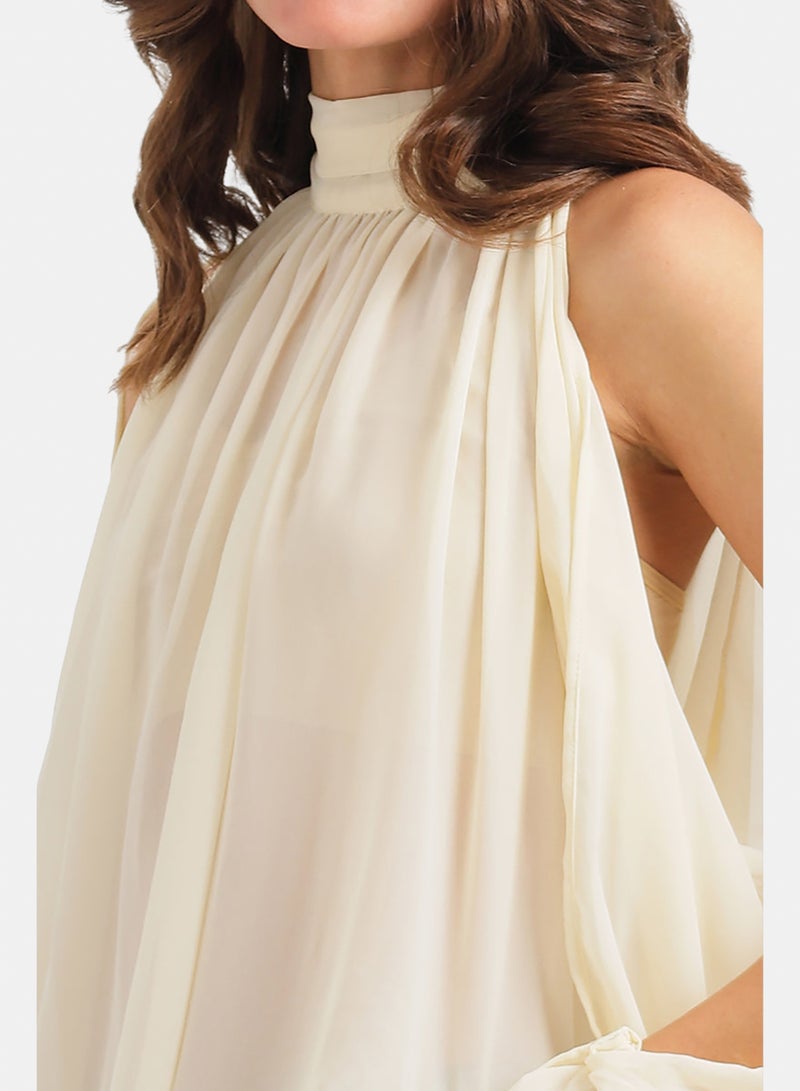 Carina Cold-Shoulder Sleeve Blouse - Image 5