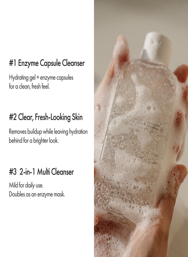 ELROEL Enzyme Capsule Cleanser - Refining and Gentle Exfoliating Foaming Cleansing Face Wash with Miracle and Keratin Enzyme, PHA and Hyaluronic Acid - Korean Skin Care for All Skin Types 5.41 Fl Oz - Image 3