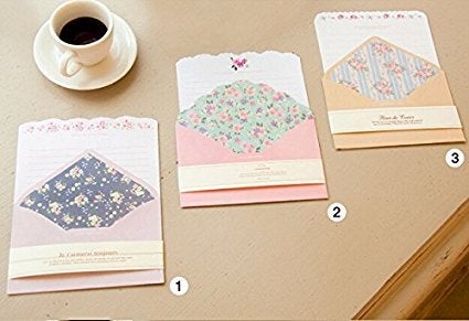 SCStyle 32 Cute Kawaii Lovely Special Design Writing Stationery Paper with 16 Envelope - 32 Letter paper (7.1x5.2 inch) by SCStyle - Image 4