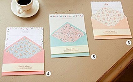 SCStyle 32 Cute Kawaii Lovely Special Design Writing Stationery Paper with 16 Envelope - 32 Letter paper (7.1x5.2 inch) by SCStyle - Image 5
