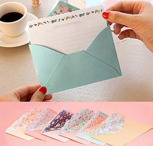 SCStyle 32 Cute Kawaii Lovely Special Design Writing Stationery Paper with 16 Envelope - 32 Letter paper (7.1x5.2 inch) by SCStyle - Image 2