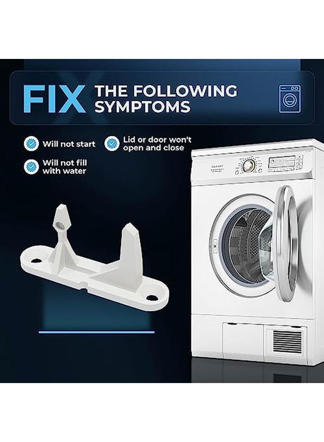 Ultra Durable 131763310 Washer Door Striker Replacement Part Easy To Install Exact Fit For Frigidaire And Kenmore Washer Replaces 131763300 Ap3580441 Ps890617 Pack Of 2  - Image 2
