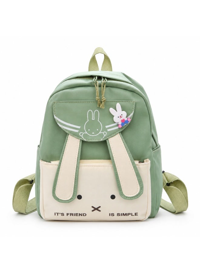 Kids Rabbit Backpack – Lightweight Multi-Pocket School Bag for Kindergarten, Travel & Everyday Use - Image 1