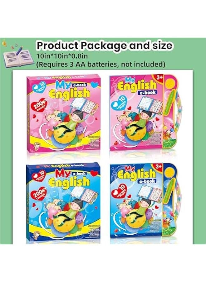 ABC Sound Books Interactive Electronic Learning Books for Toddlers with Alphabet, Numbers, Animals, Music, Games Educational Toys for Kids 3 Years+  - Image 5