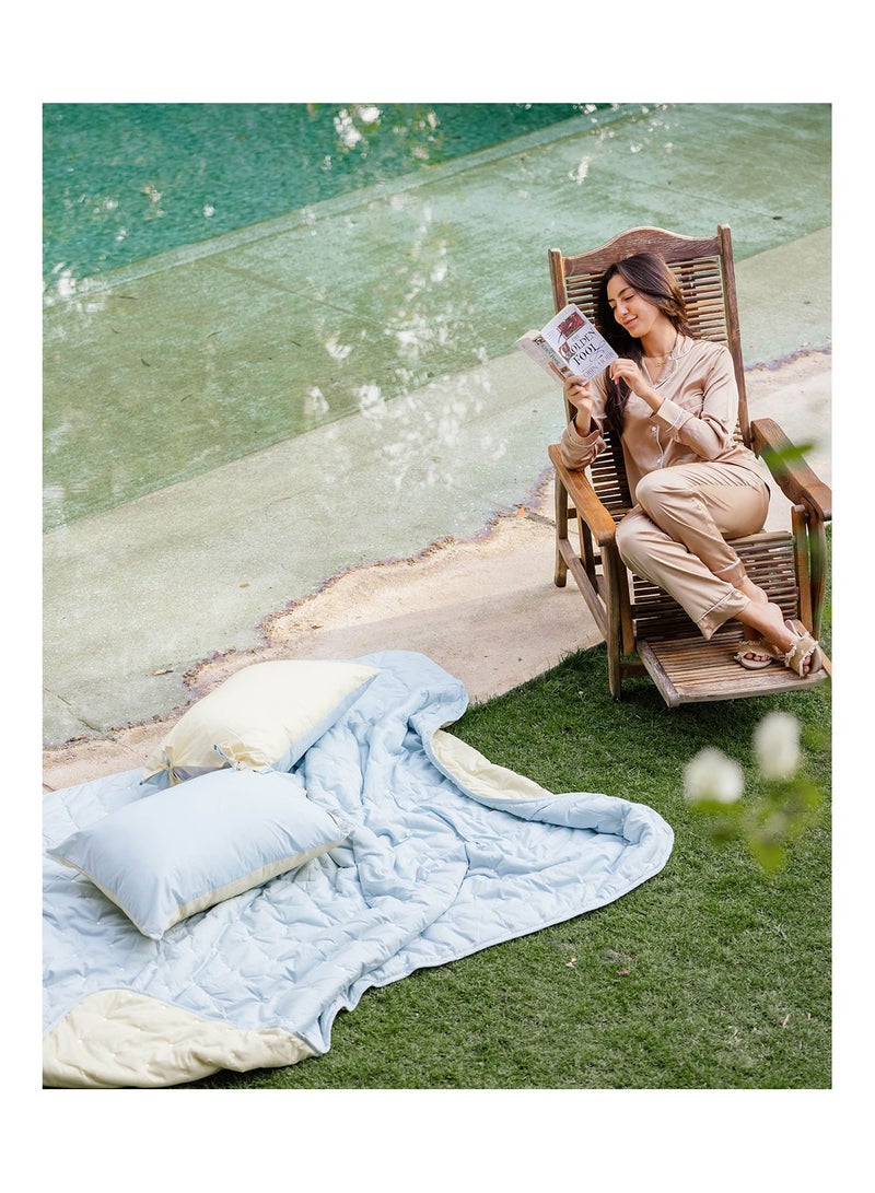 More cottons  غطاء لحاف بولكا بوجهين  - Image 2