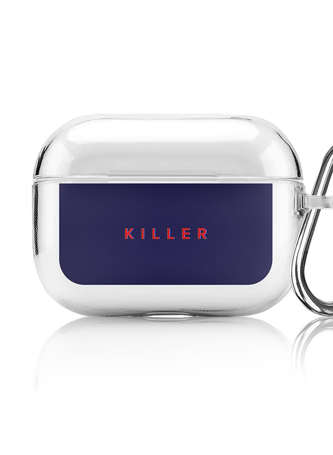 Stylizedd Classic Clear printed Case for Apple AirPods Pro 2nd Generation Thin Transparent Cover [Designed for Apple AirPods Pro 2nd Generation] - Killer - Image 1