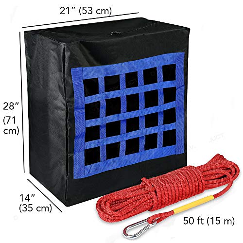 ISOP Fire Emergency Escape Bag for Pets up to 100 Pounds - Rope 50ft Incl. - Safety Equipment Carrier - Rapid Rescue Bag for Pets Animals (Large 28"x21"x14") - Life-saving Tool for Dogs, Cats - Rescue Sack - Image 4