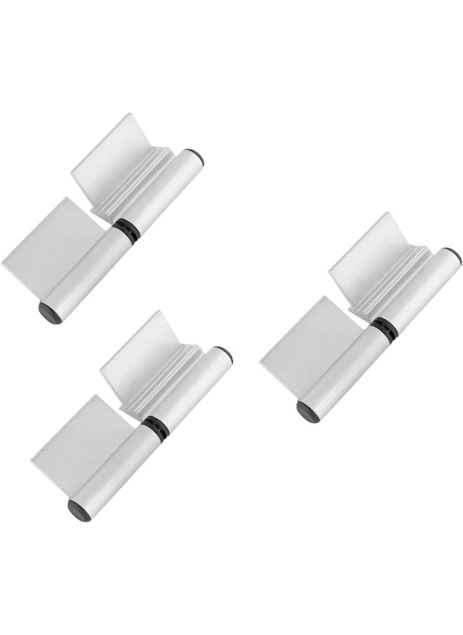 Biella Aluminum Flag Hinges - Premium White Window And Door Hinges For Effortless Pivot Action (3Pcs, 12.7Cm)  - Image 1