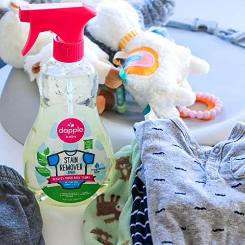 dapple Stain Remover Spray by Dapple Baby, Fragrance Free, 16.9 Fl Oz Spray Bottle - Plant-Based & Hypoallergenic - Baby Laundry Stain Remover for Clothes & Cloth Diapers - Image 3