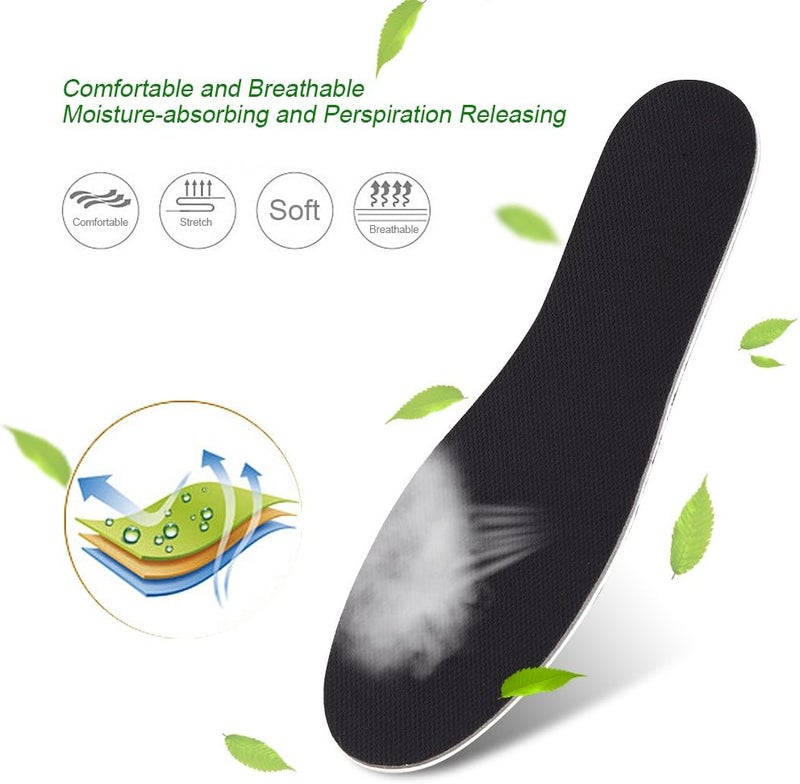 cheekyglo Height Increase Insoles Mesh Sport Shock Absorbing Breathable Heel Lift Insert Shoes Pad for Men Women(4CM) - Image 3