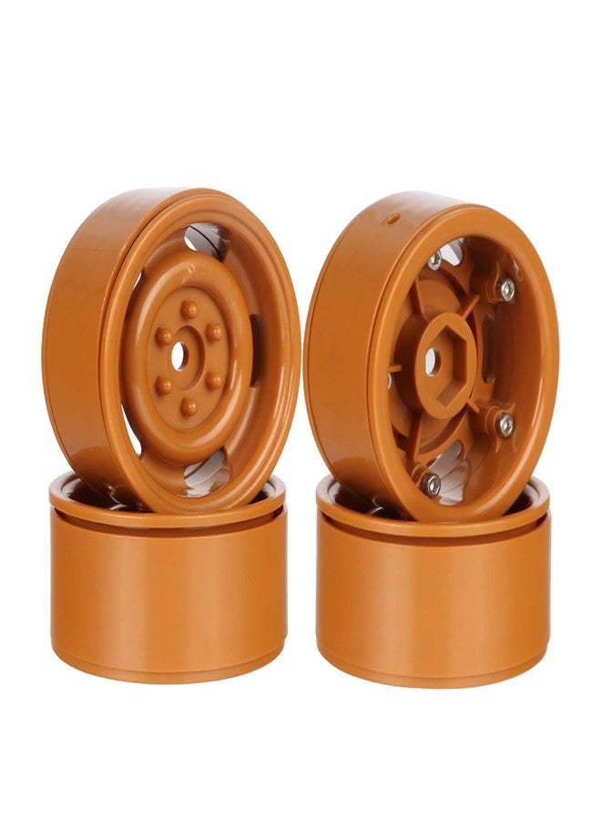 LAFEINA Plastic 1.9 Inch Beadlock Wheel Rim for SCX10 TRX4 VS4-10 Gen8 Tamiya CC01 D90 D110 1:10 RC Crawler Car (Bronze) - Image 5