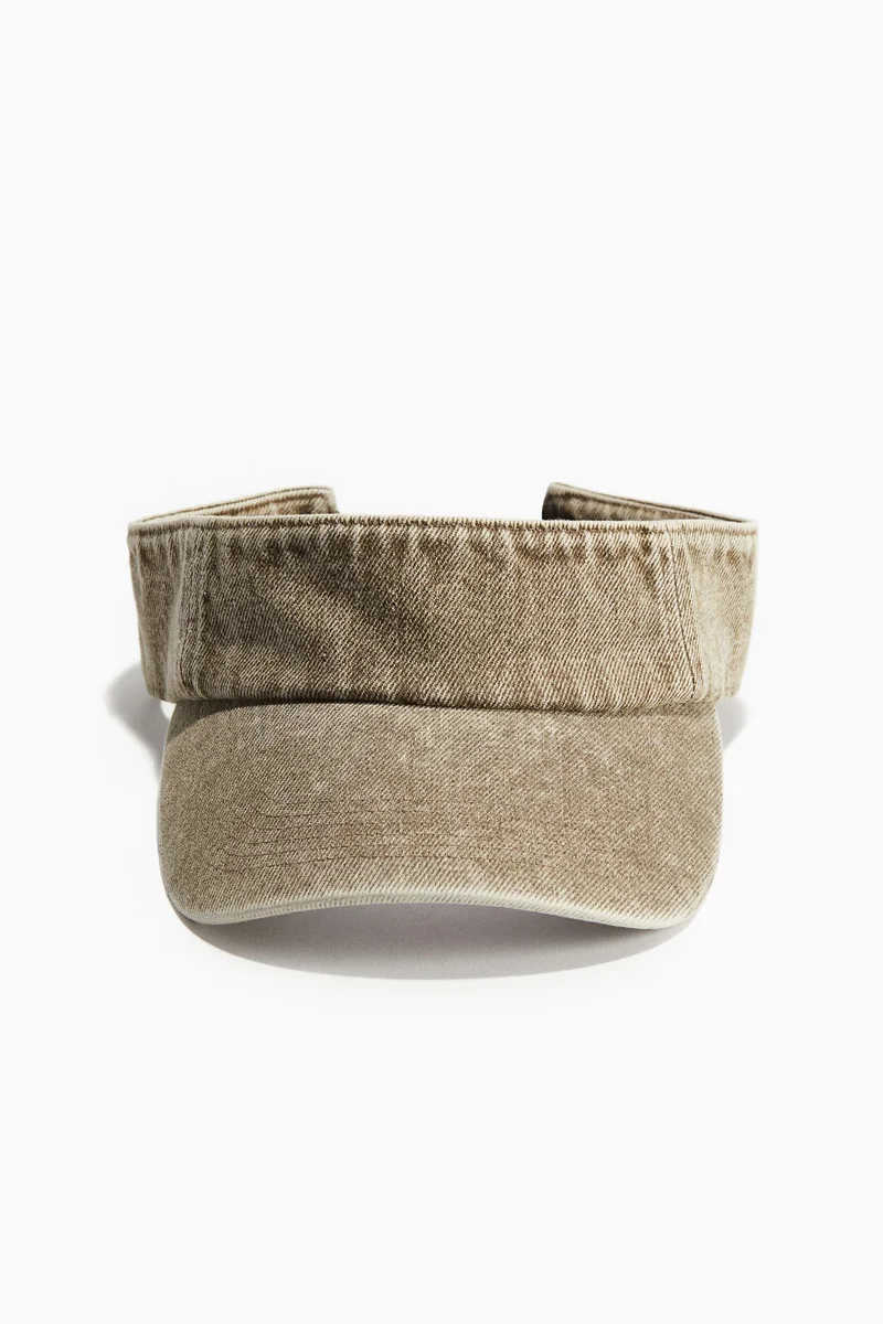 اتش اند ام قبعة واقية من الشمس من القطن