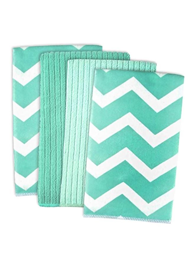 DII 4-Piece Microfiber Multi-Purpose Cleaning Towel Set - Image 1