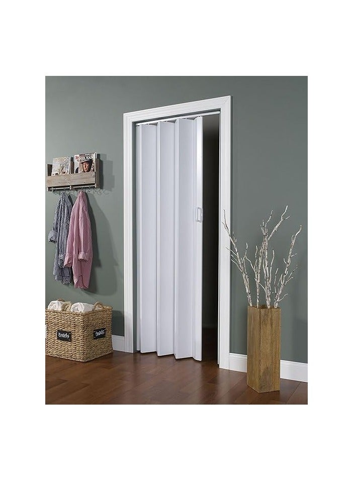 ROBUSTLINE Laminated Folding Door – Space-Saving Interior Partition with Durable Finish for Home, Office, or Closet Use (LIGHT BIRCH) 