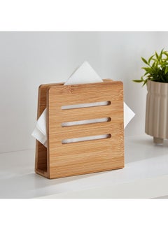 Home Box Natura Bamboo Napkin Holder 15 x 15 x 15 cm  - Image 1
