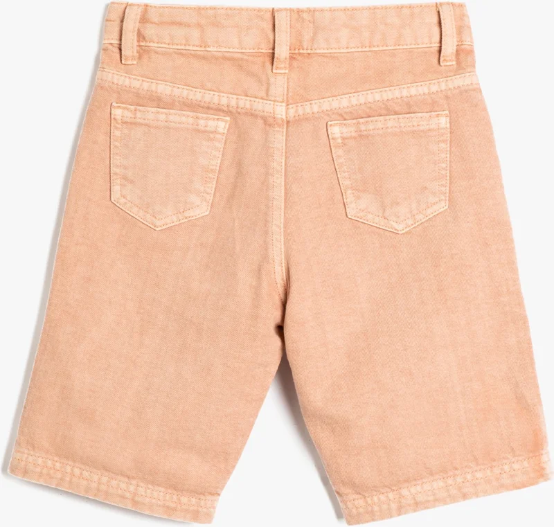 KOTON Denim Shorts Pocket Cotton