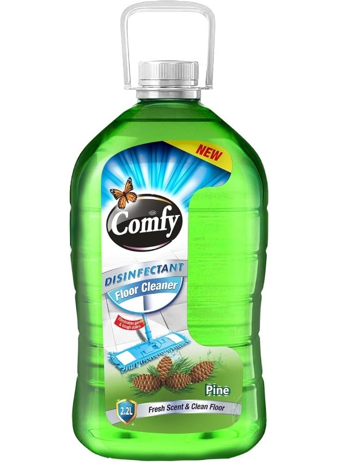 Comfy Feah Comfy Disinfectant Floor Cleaner 2.2L - Pine Scent, Powerful Germ Removal, Sparkling Multi-Surface Clean, Long-Lasting Freshness, Efficient Cleaning for All Floor Types, Durable Formula - Image 1
