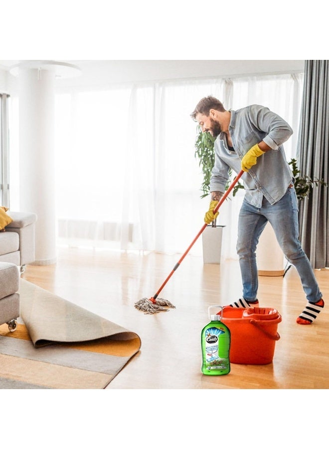 Comfy Feah Comfy Disinfectant Floor Cleaner 2.2L - Pine Scent, Powerful Germ Removal, Sparkling Multi-Surface Clean, Long-Lasting Freshness, Efficient Cleaning for All Floor Types, Durable Formula - Image 2