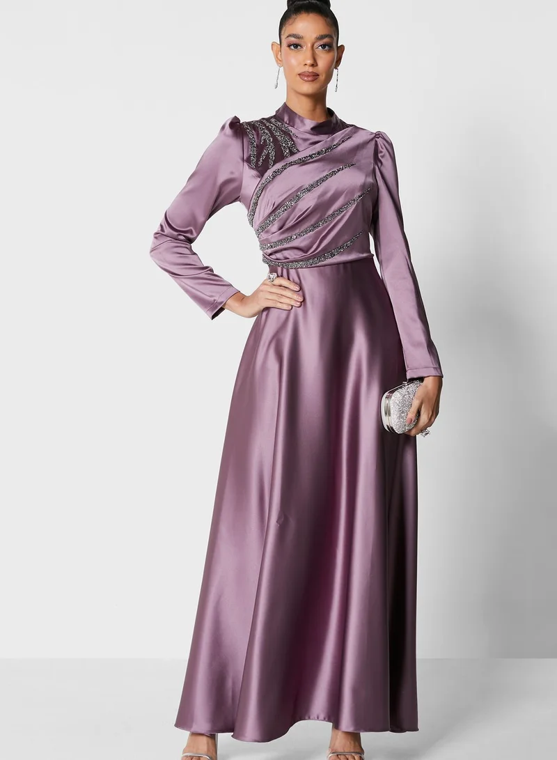 Khizana Embroidered Detail Dress