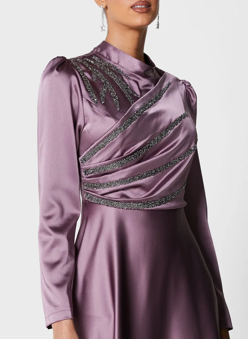 Khizana Embroidered Detail Dress