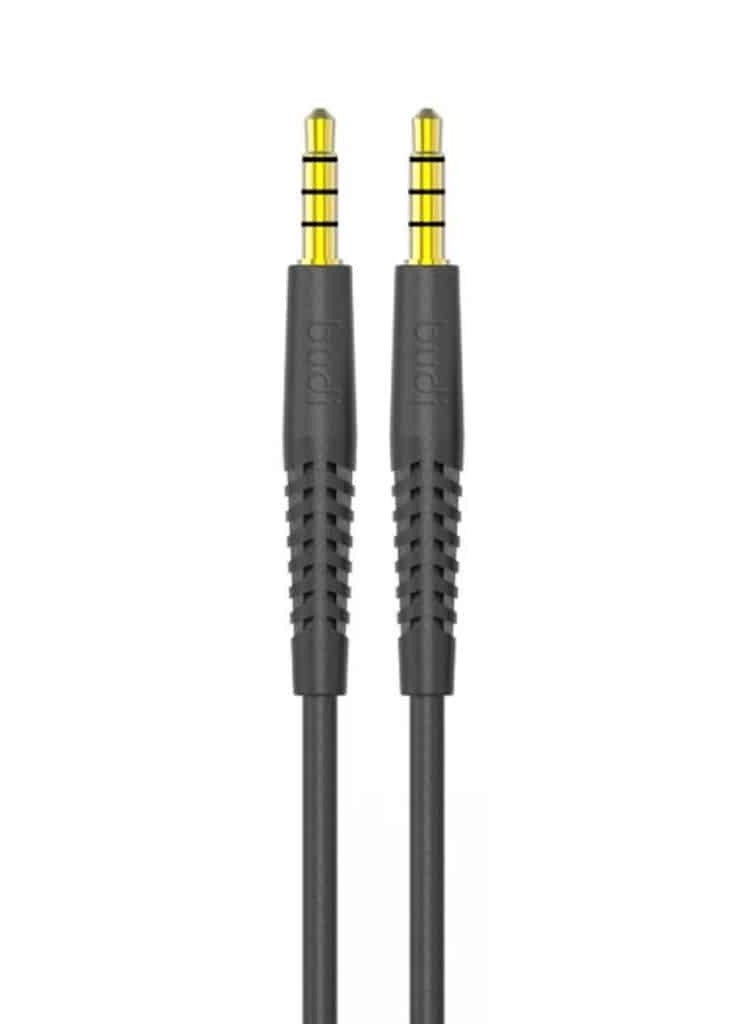 budi 3.5mm To Mini Jack 3.5mm 1.2 Meter AUX Cable - Image 1
