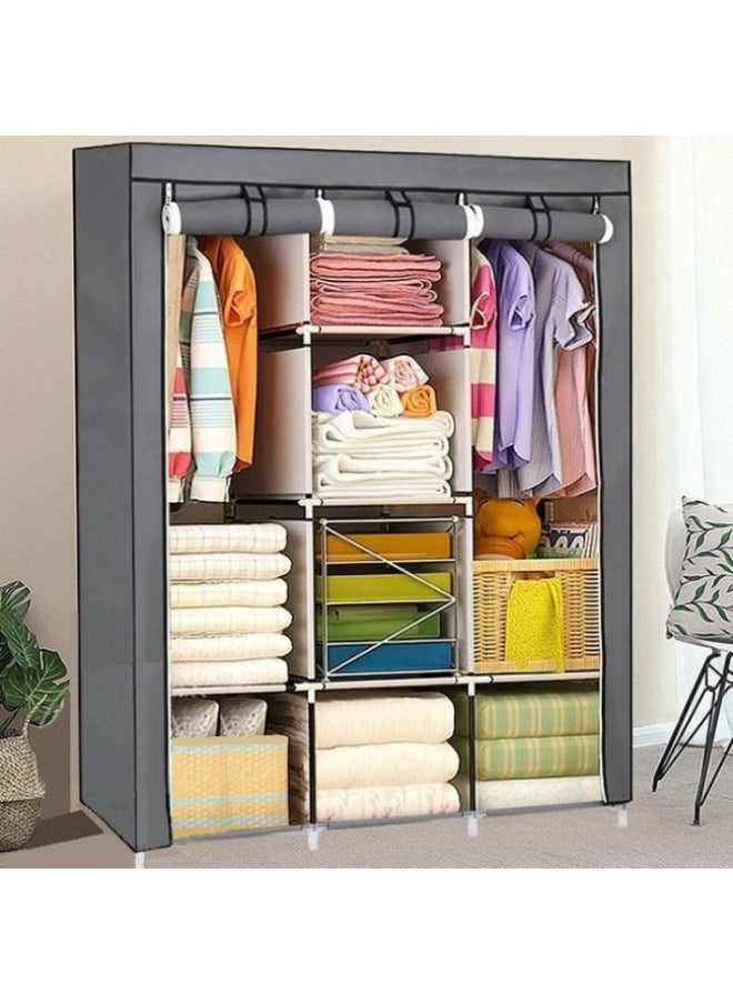 Gray 3-door wardrobe 88130: elegant design and practical storage space - pzsku/Z07206553ACF1D2D6BF95Z/45/_/1726933038/95c78c3e-cdad-4ef2-8693-6abca62da26b