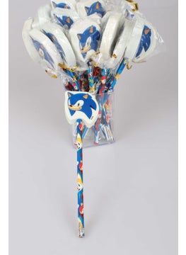 SONIC Licensed 2 Pieces Pencil with Eraser Top  - Image 3