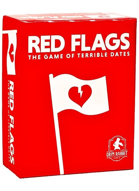 Red Flags The Game Of Terrible Dates Funny Card Game Party Game For Adults 3 10 Players Creator Of Superfight