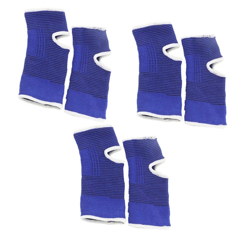 Ankle Brace Support Sleeve 3 Pairs Breathable Stretchy for Basketball Injury Sprain Prevention - Image 2