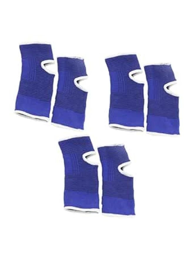 Ankle Brace Support Sleeve 3 Pairs Breathable Stretchy for Basketball Injury Sprain Prevention - Image 1