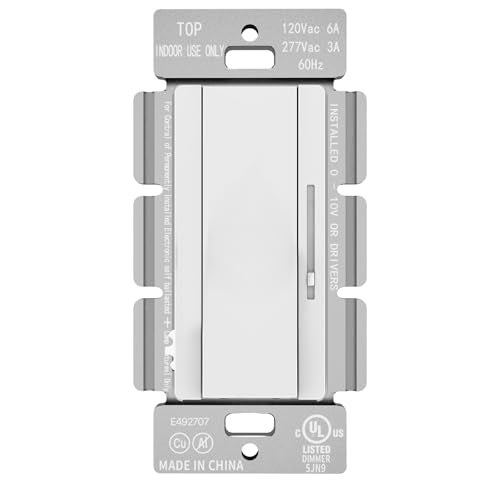 Hyperlite 1-10V Dimmer Switch for 1-10V Dimmable LED,Single-Pole Solide,UL Listed - Image 1