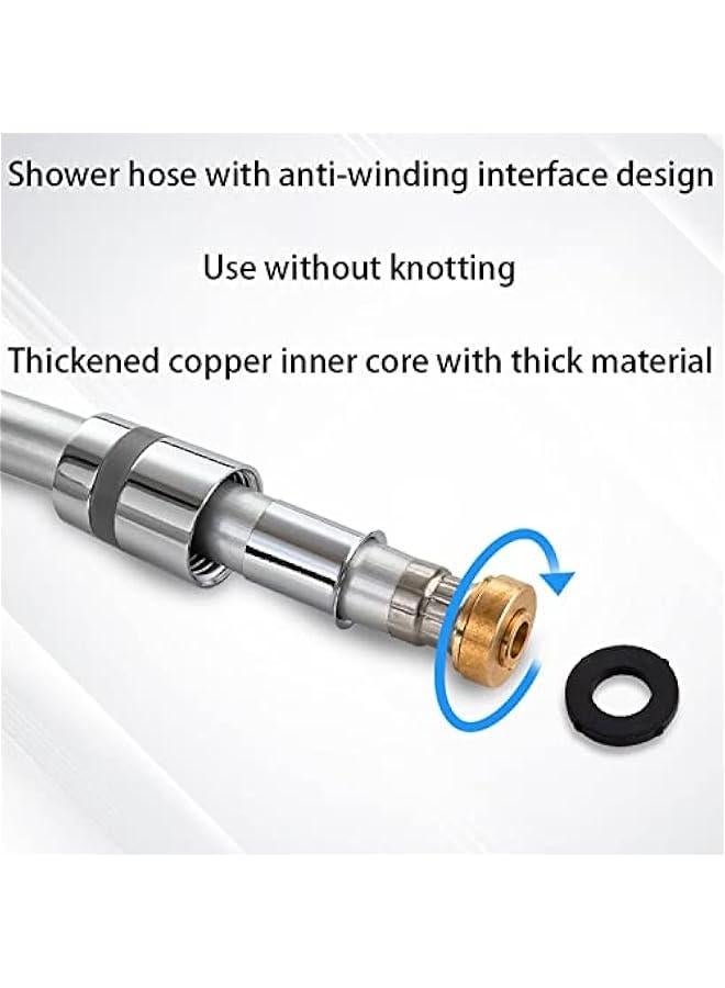 Leak-Proof High-Pressure PVC Shower Hose for Household Bathroom Water Heater Accessories - Image 2