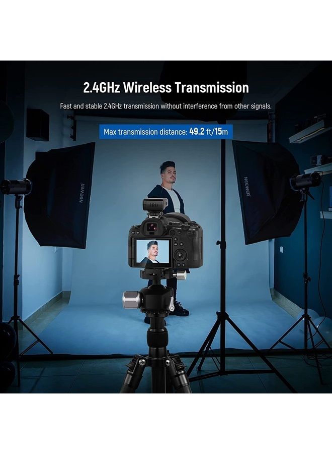 NEEWER 2.4G Remote Trigger, Wireless Transmitter with 16 Channels 49.2 ft/15m Transmission Distance Only for NEEWER Vision4, ML300 Studio Strobe (VC-816TX) - Image 1