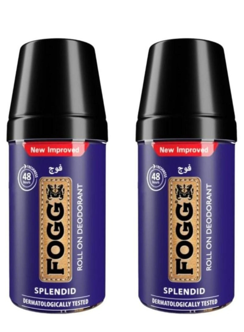 FOGG Spendid Roll on Deodorant for Women 50 ml 2pcs