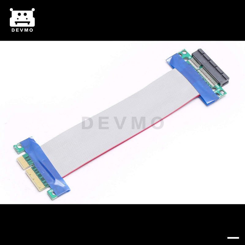 DEVMO PCI-Express 4X Riser Cable Premium PCI-E Port Extension Extender Card 19CM - Image 2