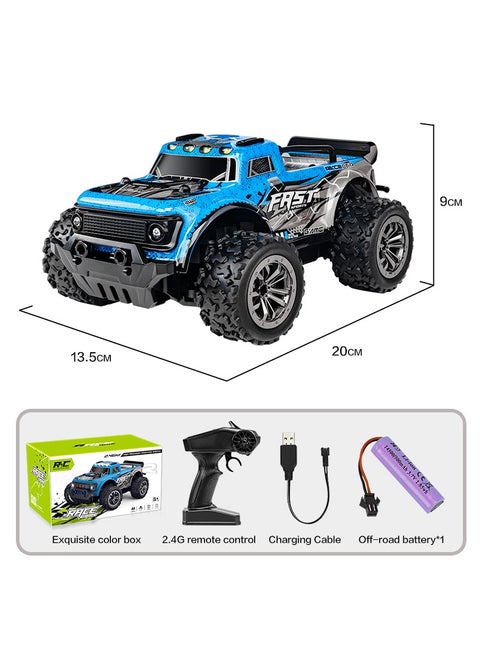 High-Speed Off-Road Bigfoot Climbing Remote Control Toy Car For Ages 8+ Years