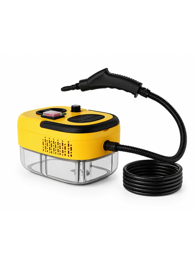 Denx 1500W Multi-Purpose Handheld Steam Cleaner, 3-Bar Steam Cleaning Machine with 6 Adjustable Steam Levels, 1.2L Water Tank, Portable Cleaner for Kitchen, Bathroom, Floors, Glass & Furniture - Image 2