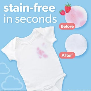 Dreft Stain Remover Wipes for Baby Clothes – Travel Size Stain Remover, Individually Wrapped for On-the-Go Use – Mild on Skin & Safe for Baby Clothes – 20 Count - view 2