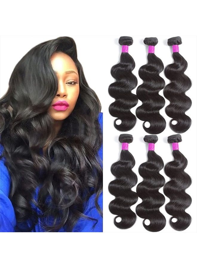 Flady Brazilian Body Wave Bundles Human Hair 14 16 18inch 10A Human Hair Weave Bundles Body Wave Hair Extension Real Human Hair Natural Color - Image 1
