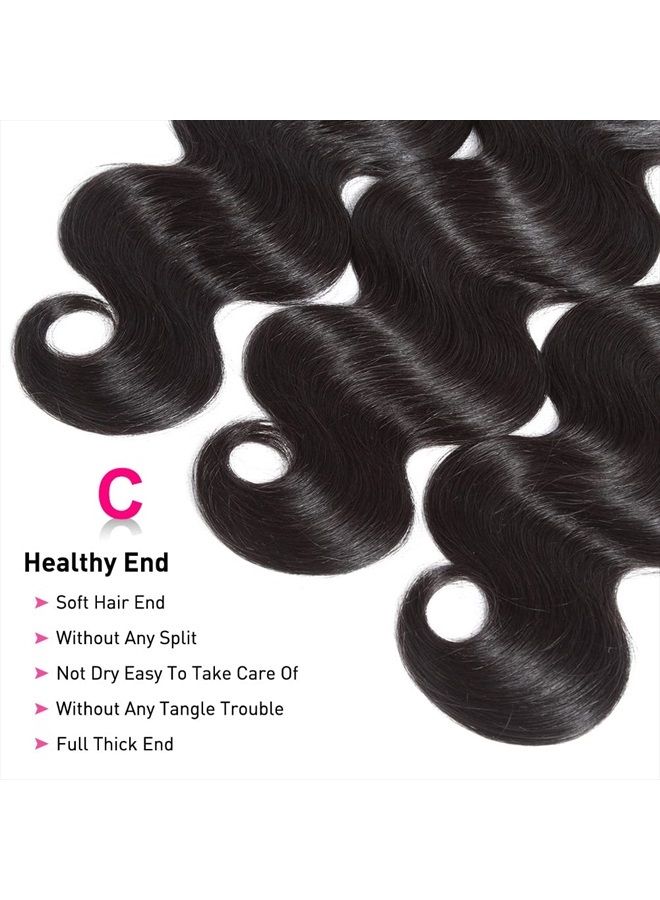 Flady Brazilian Body Wave Bundles Human Hair 14 16 18inch 10A Human Hair Weave Bundles Body Wave Hair Extension Real Human Hair Natural Color - Image 4