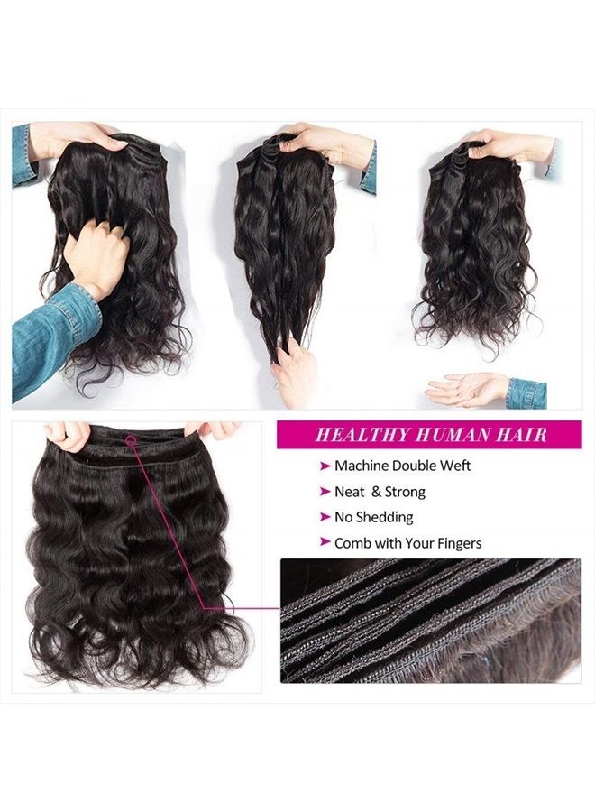Flady Brazilian Body Wave Bundles Human Hair 14 16 18inch 10A Human Hair Weave Bundles Body Wave Hair Extension Real Human Hair Natural Color - Image 5