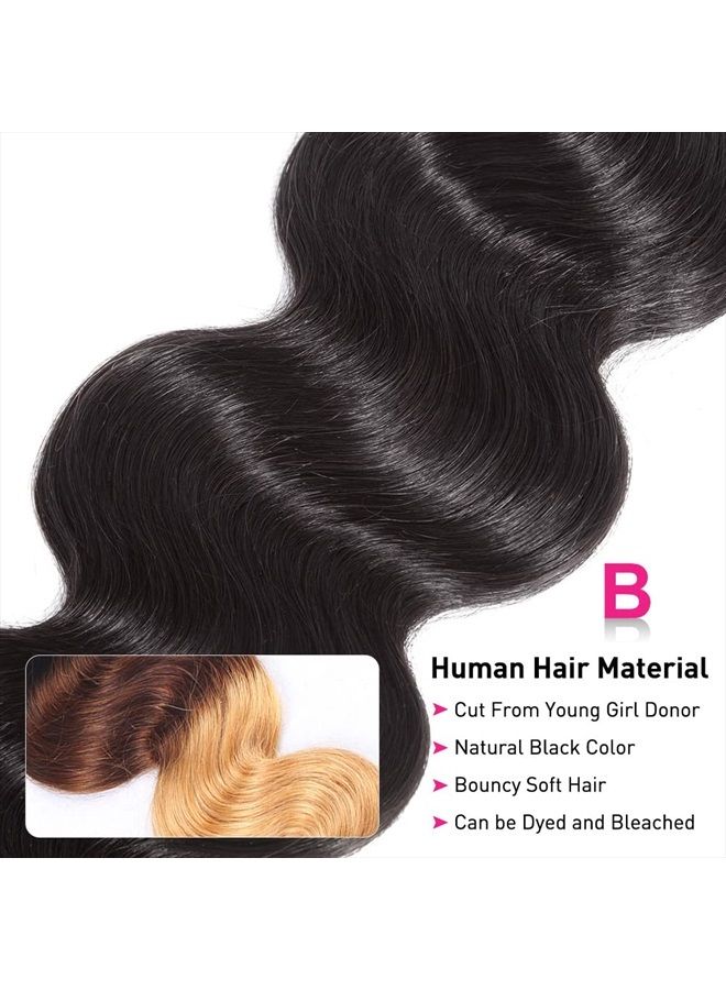 Flady Brazilian Body Wave Bundles Human Hair 14 16 18inch 10A Human Hair Weave Bundles Body Wave Hair Extension Real Human Hair Natural Color - Image 3