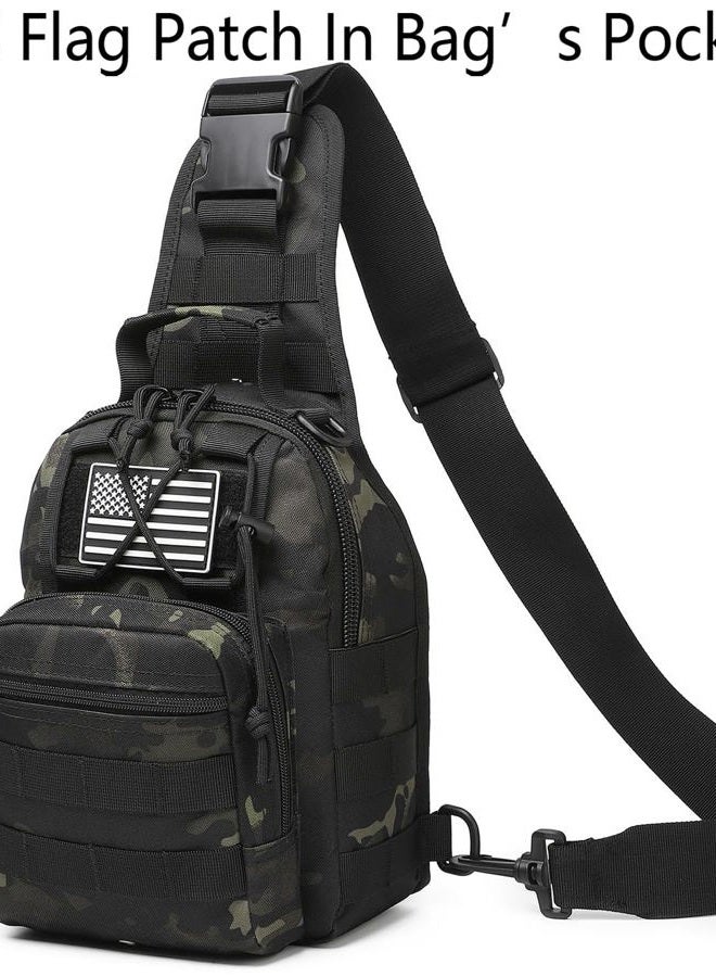 ATBP Small Tactical Sling Bag For Men With Holster Military EDC Shoulder Bag CCW Crossbody Bag 7 Liters - Image 2